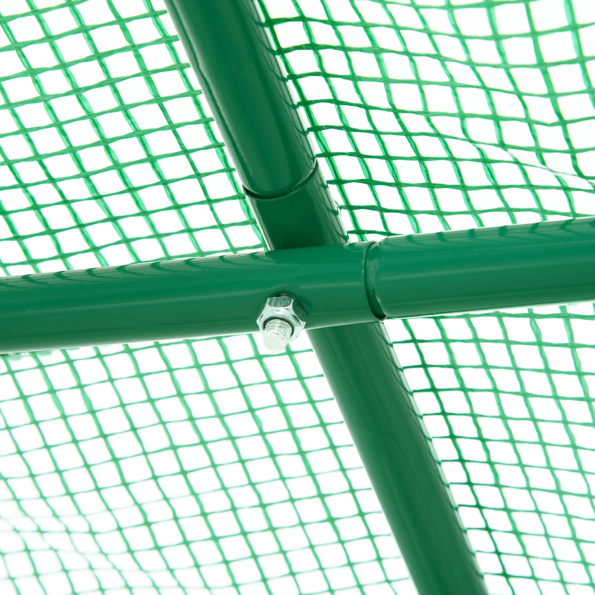 Outsunny 245 x 200cm Polytunnel Greenhouse Green 8