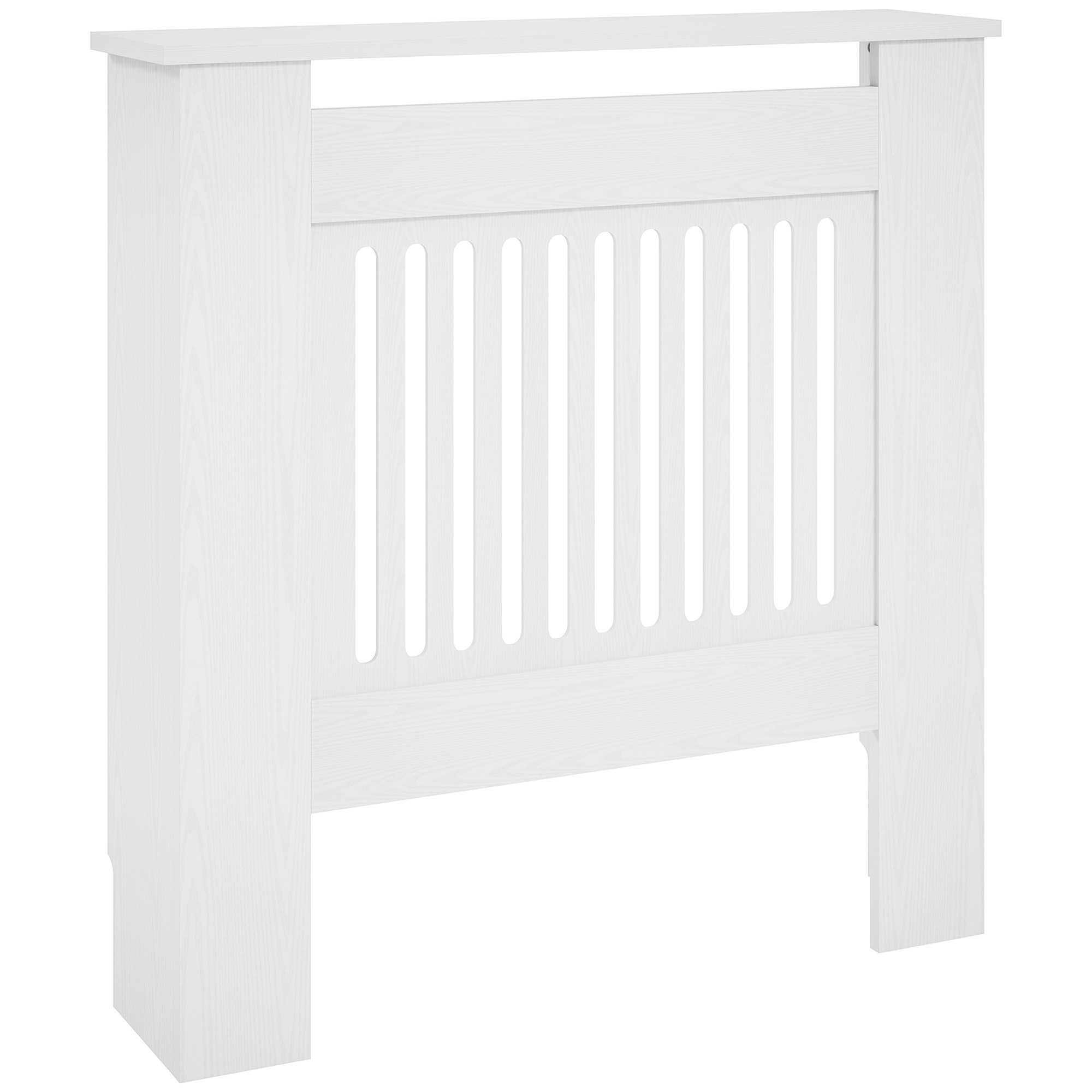 HOMCOM Copertă de Ventilație, Copertă de Căldură, 78 x 19 x 81 cm, Copertă de Căldură pentru Dormitor, Sufragerie, MDF, Alb | Aosom Romania