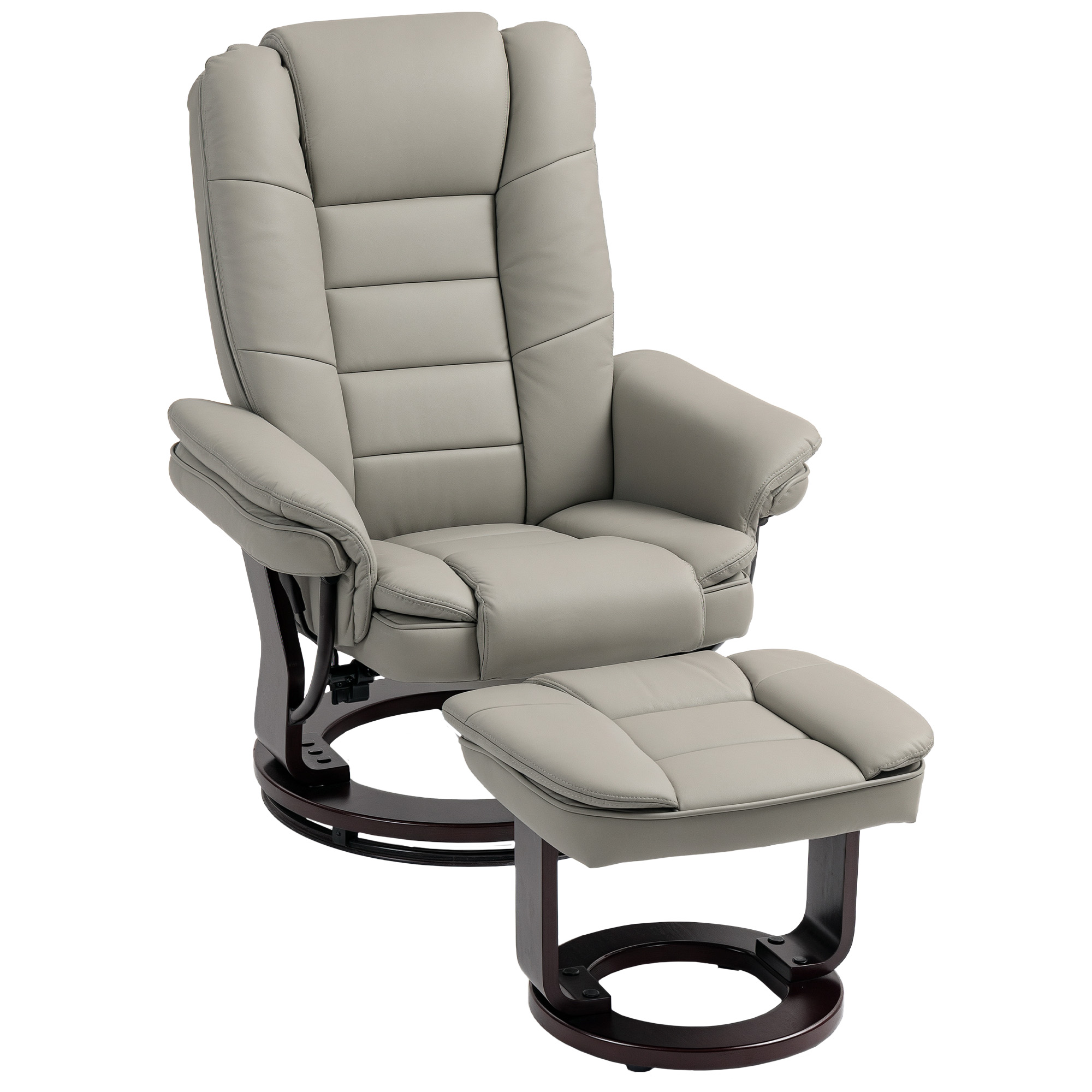 HOMCOM Relaxsessel mit Fußhocker, bis zu 135° verstellbare Rückenlehne, 360 günstig online kaufen