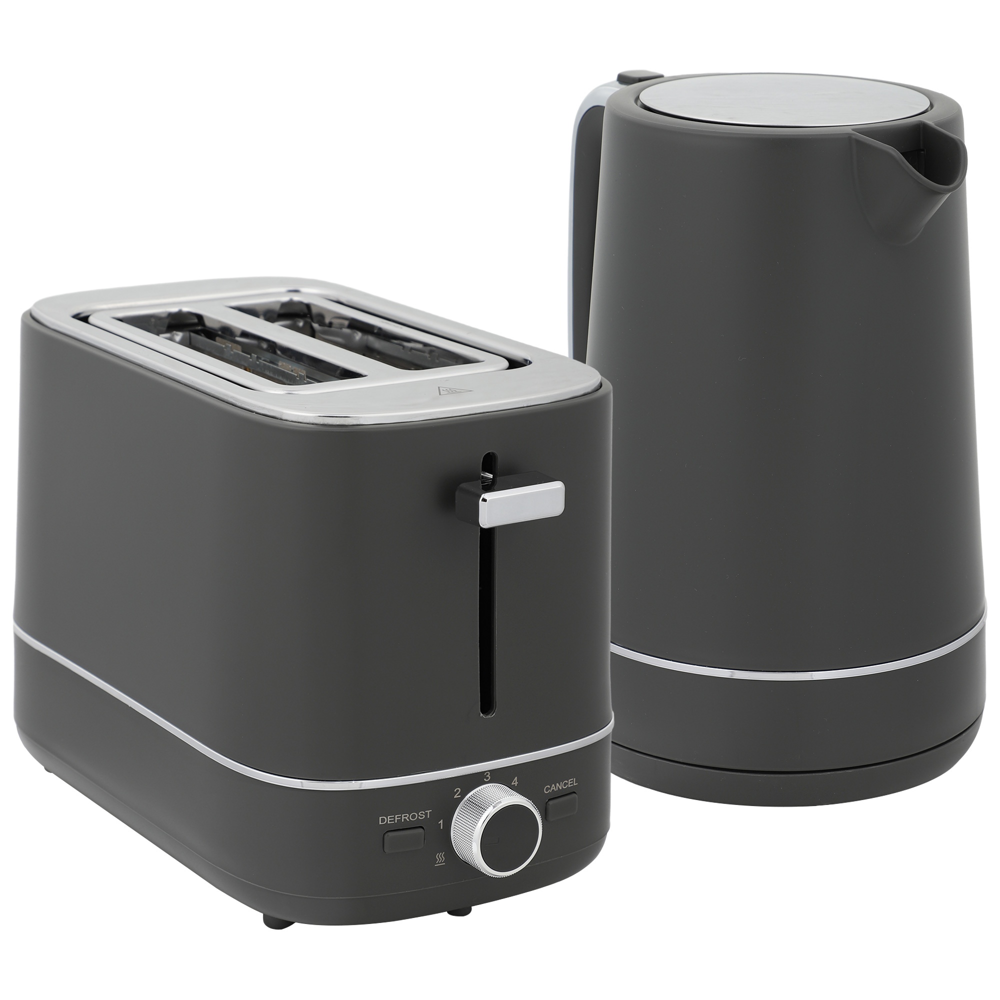 HOMCOM Wasserkocher Toaster Set 2200 W 1,7L Wasserkocher, 2 Scheiben Toaste günstig online kaufen