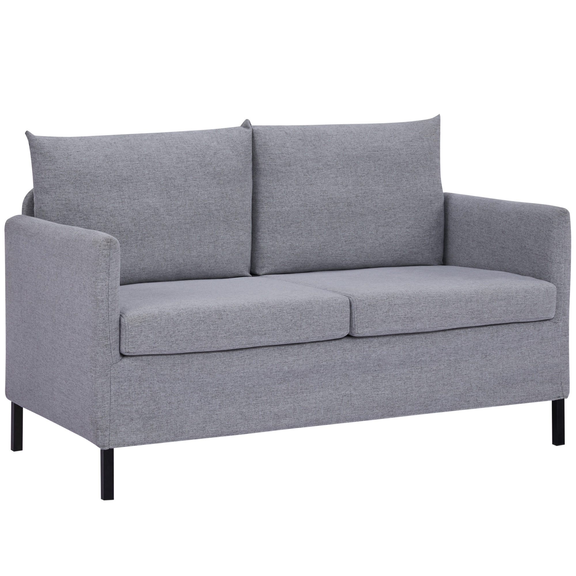 HOMCOM Sofa Compact de 2 Locuri – Eleganță și Confort | Aosom Romania