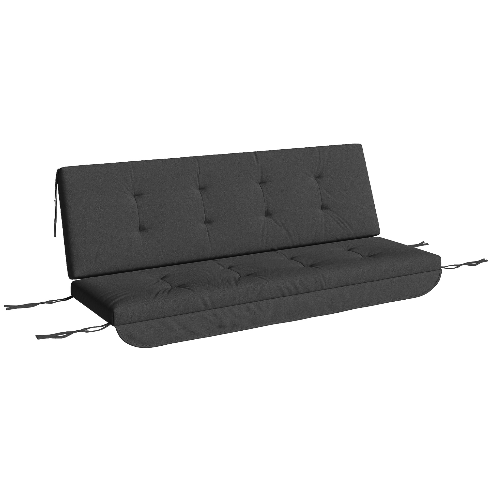 Outsunny Auflagen-Set für Hollywoodschaukel 170 cm, Stuhlkissen & Rückenkis günstig online kaufen