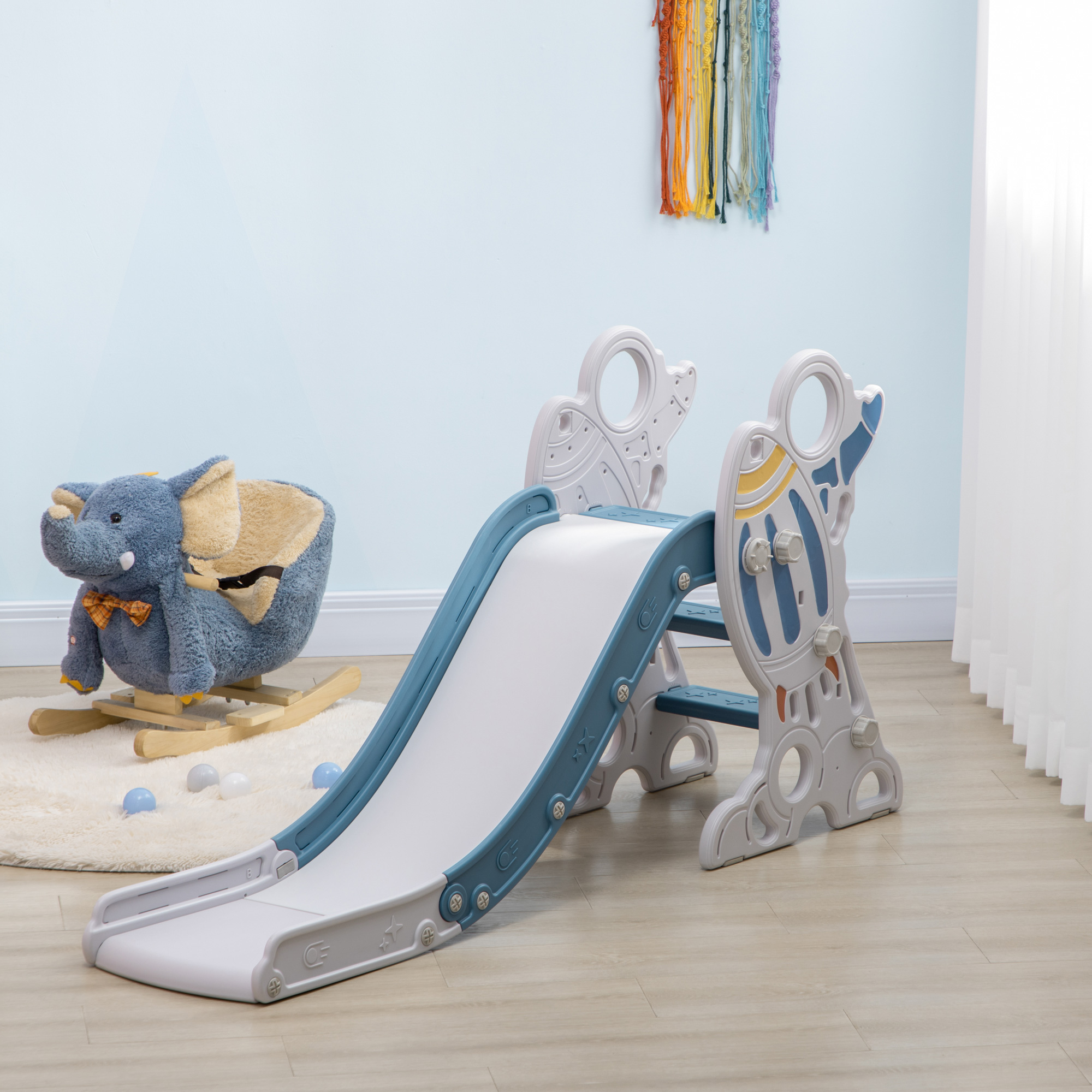 AIYAPLAY Scivolo auto per bambini, con spazio di | FindTheDeal
