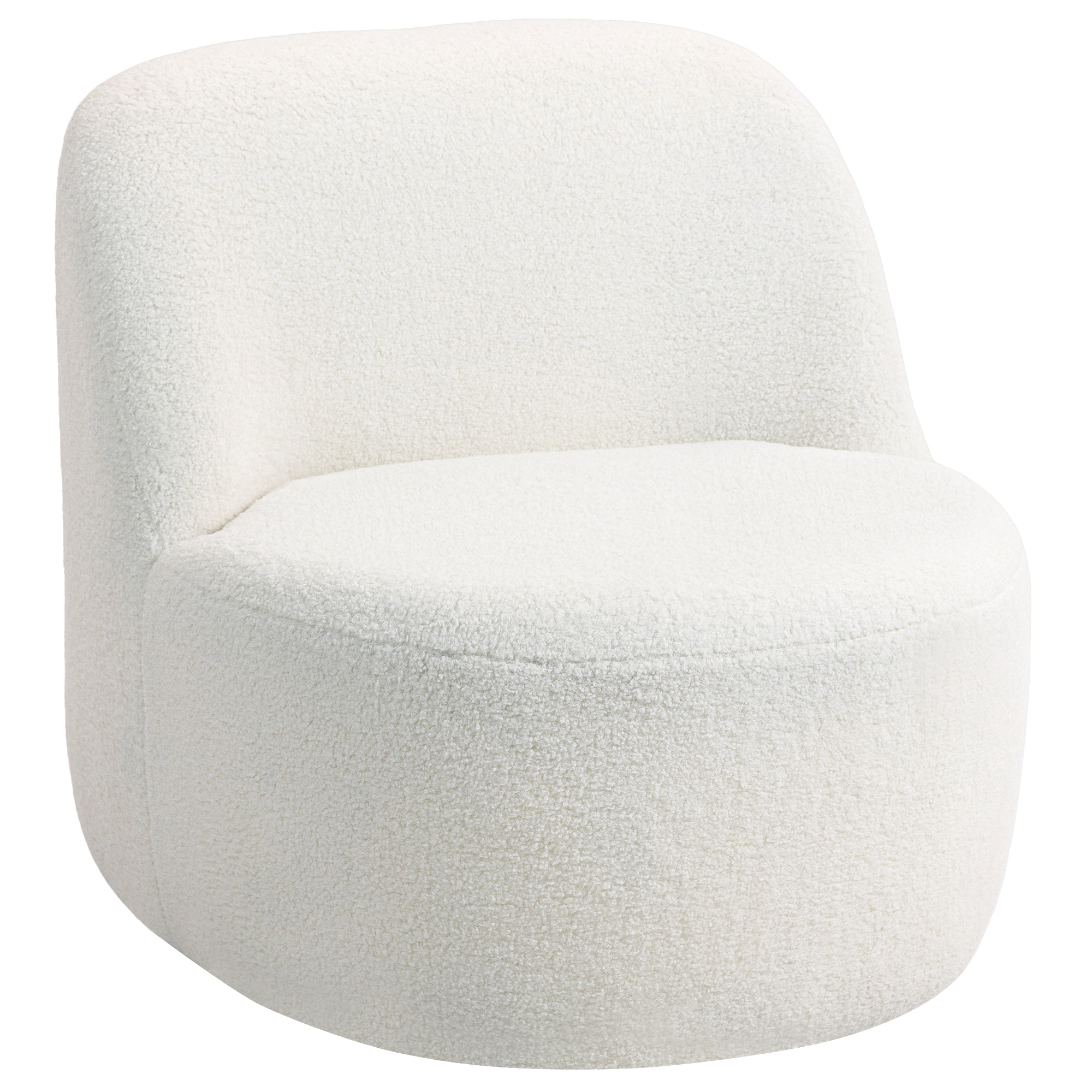 HOMCOM Fotoliu pentru Living în Stil Modern cu Spătar Ergonomic Crem | Aosom Romania