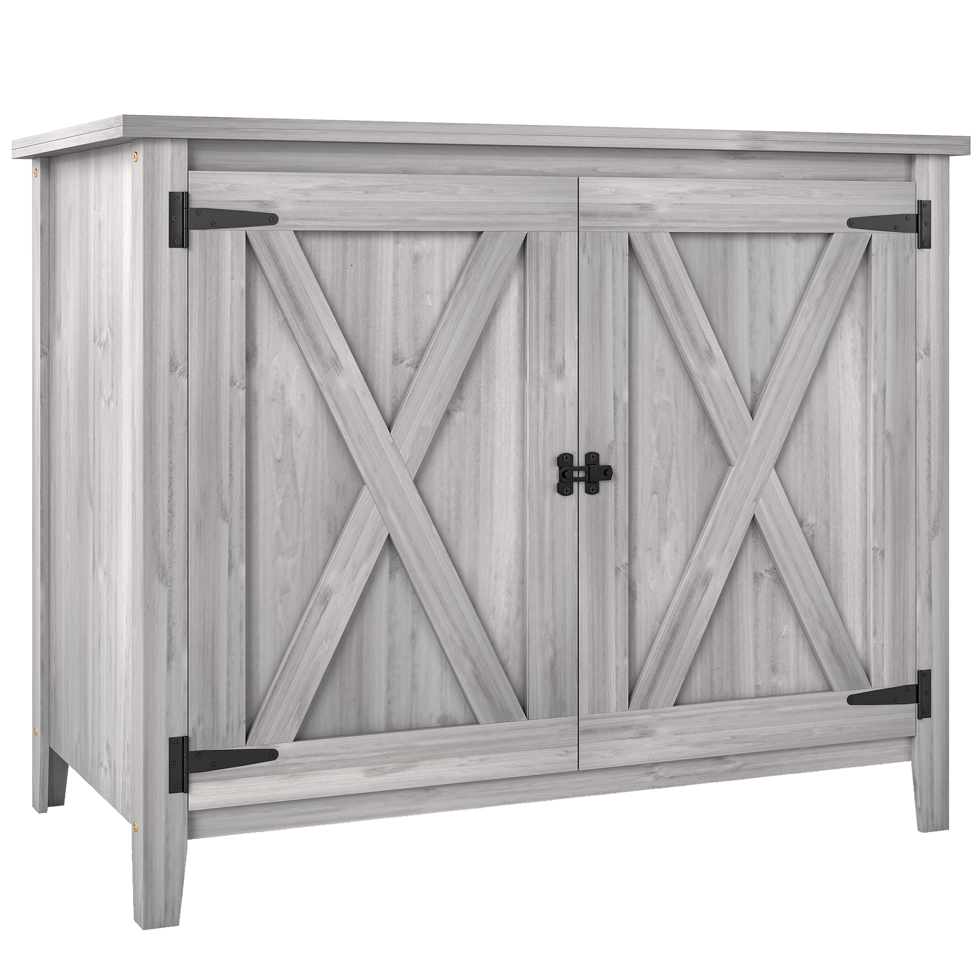 Outsunny Gartenschrank Holz, Geräteschuppen wetterfest 110x60x88,5cm, Gerät günstig online kaufen