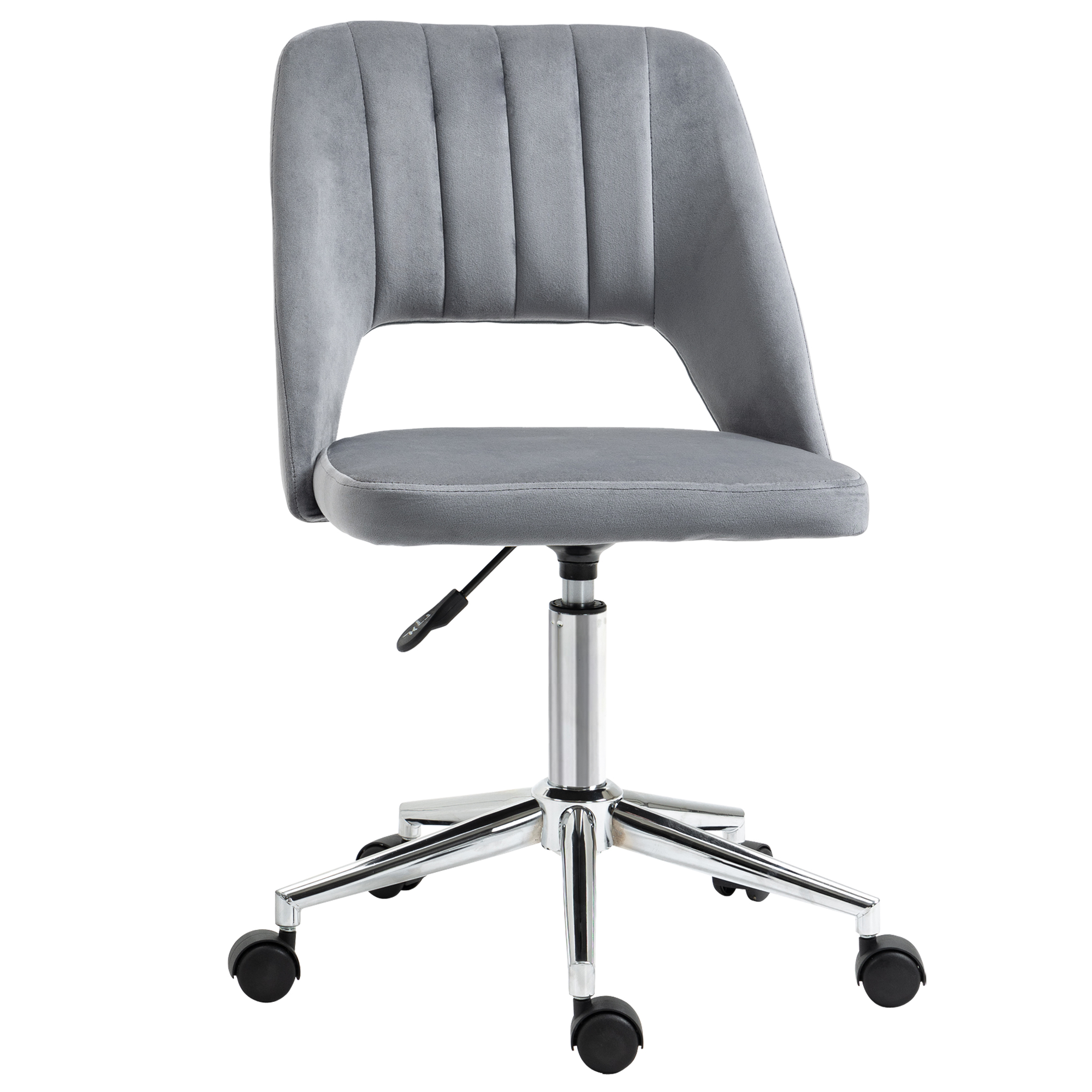 Vinsetto Schreibtischstuhl, Höhenverstellbar Homeoffice Stuhl ohne Armlehne günstig online kaufen