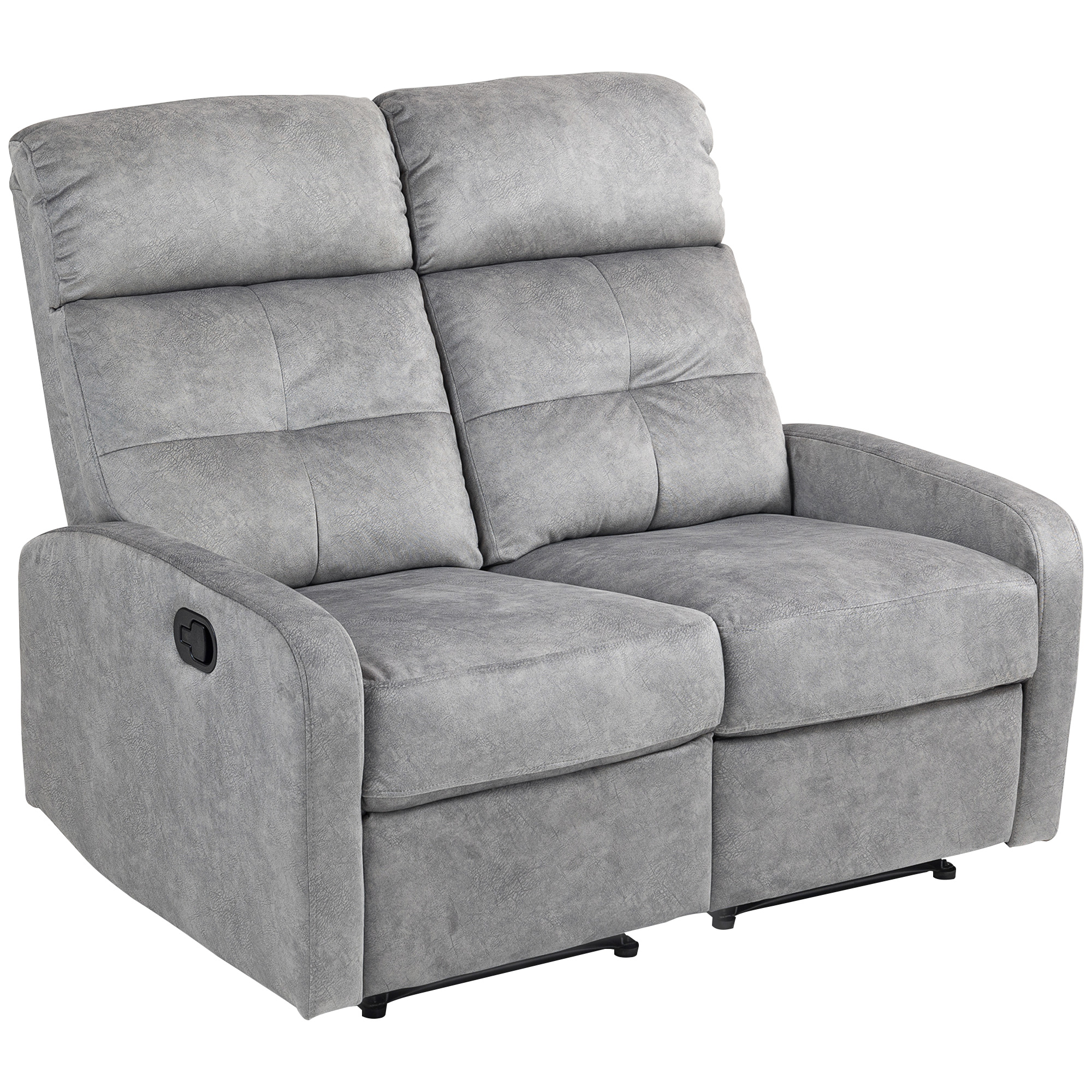 HOMCOM Fernsehsessel Relaxsessel mit Liegefunktion, 2 Sitzer Sofa TV-Sessel günstig online kaufen