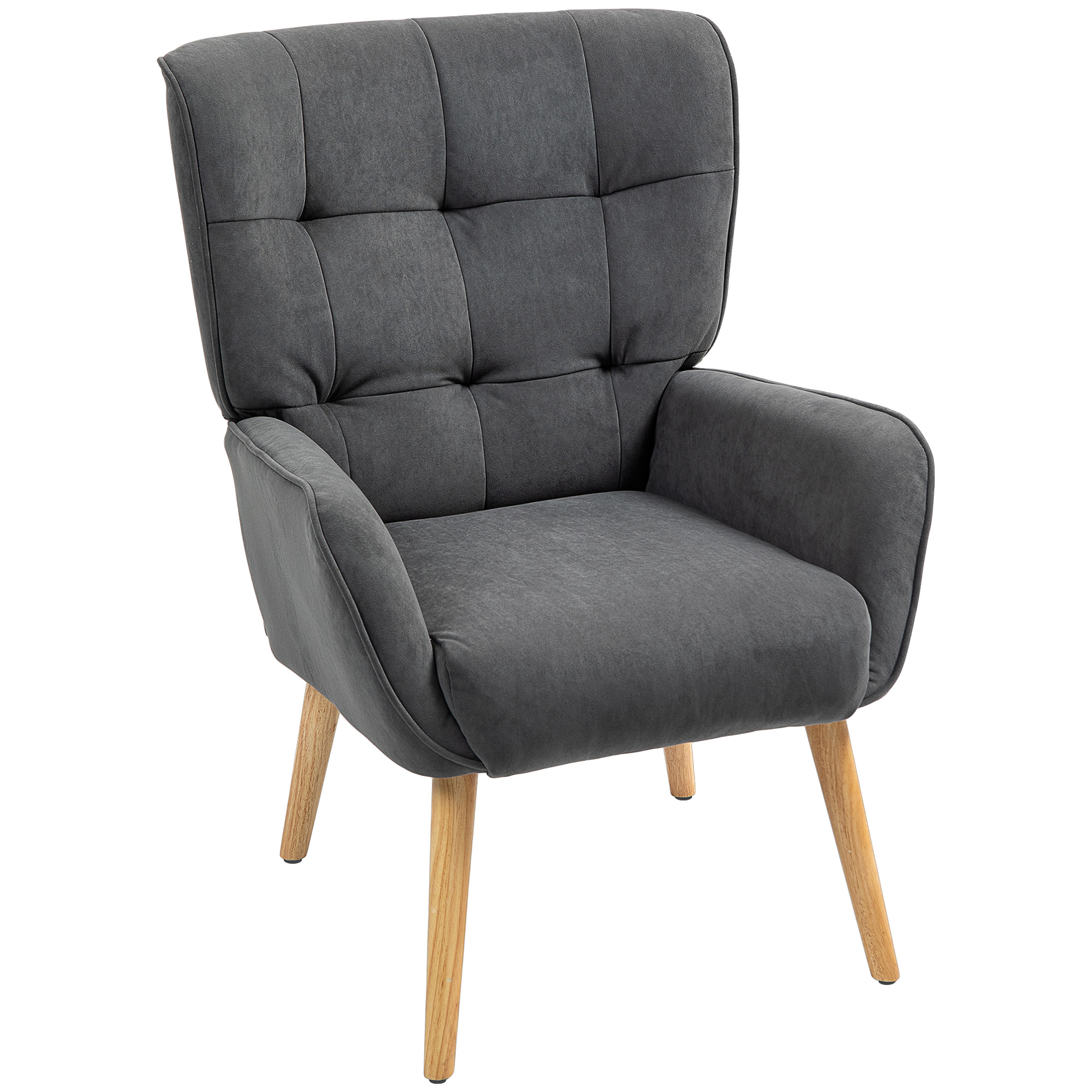 HOMCOM Sessel Wohnzimmer Loungesessel Relaxsessel mit Holzbeine Lesesessel günstig online kaufen
