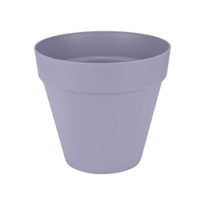 ELHO Pot de fleur Loft Urban Rond avec roues - Violet - Ø 48.5 x H 45 cm - Extérieur - 100% recyclé