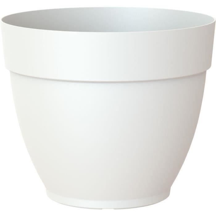 ARTEVASI ot de fleurs CAPRI CAMPANA - Résistant au gel - Blanc - 35 x 35 x H 29,4 cm