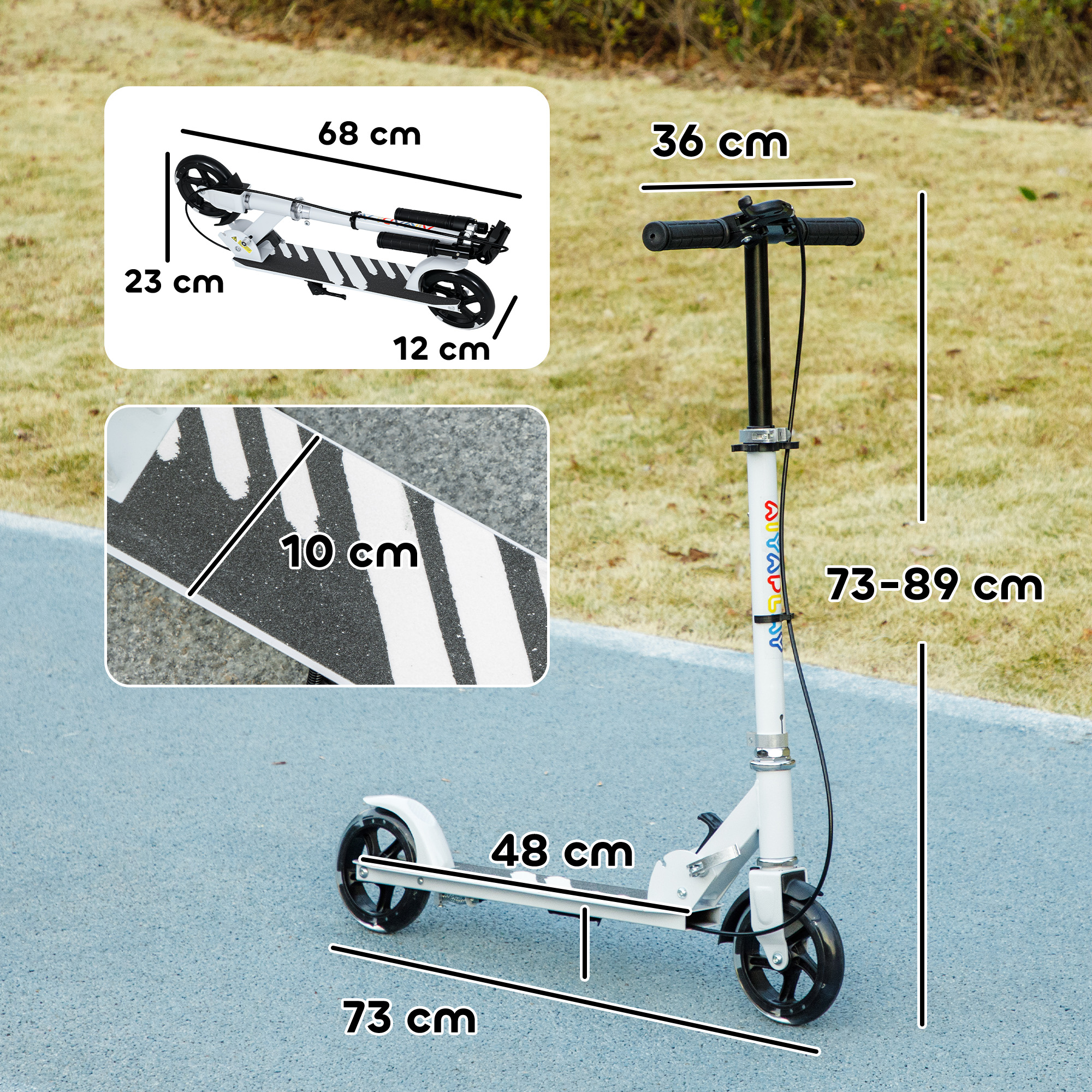 AIYAPLAY Monopattino elettrico per bambini 6-14 anni, velocità massima 10 km/h, luci LED colorate, freno elettronico, blu | Italy