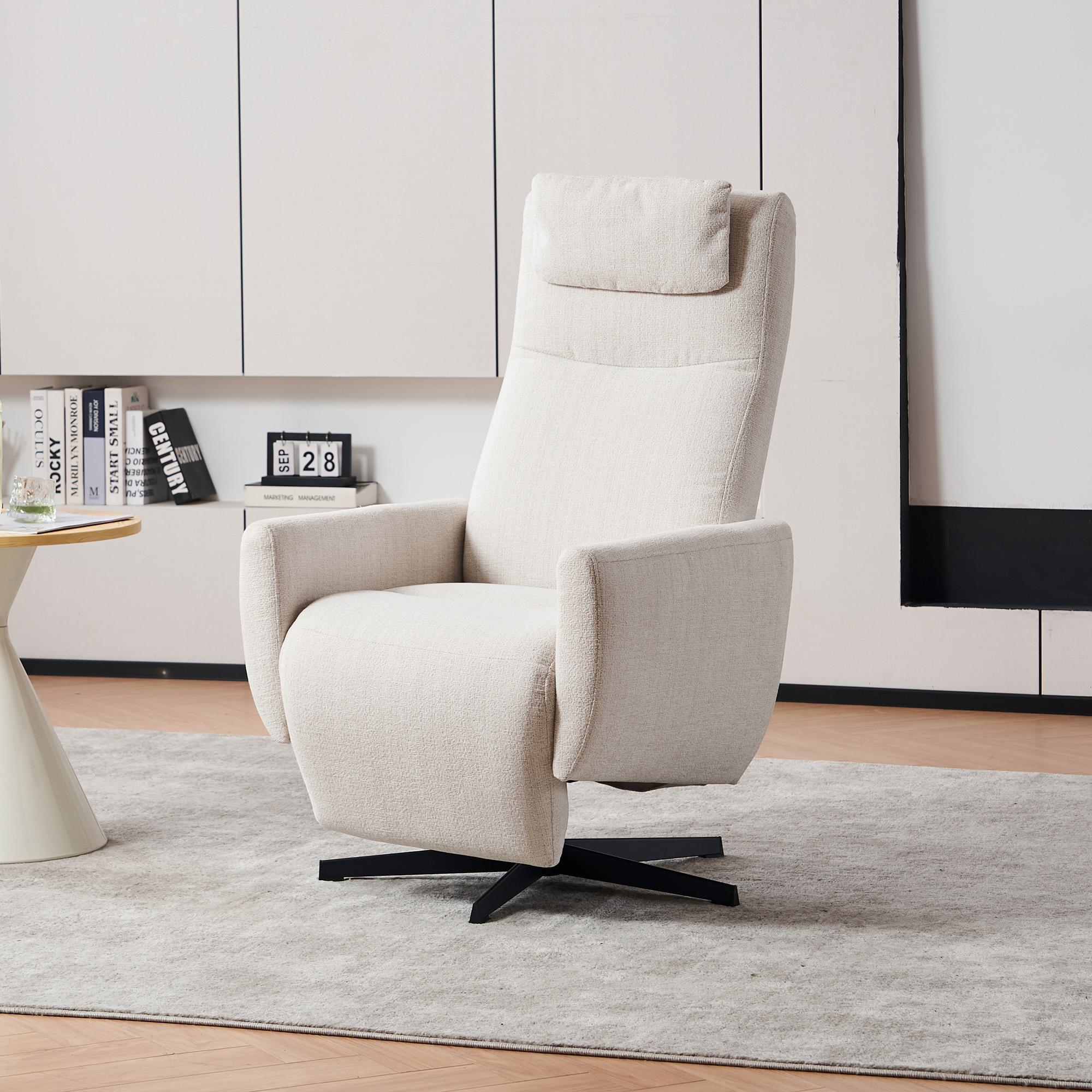 Bequemer Relaxsessel mit Liegefunktion, mit drehbarem Sockel und verstellba günstig online kaufen