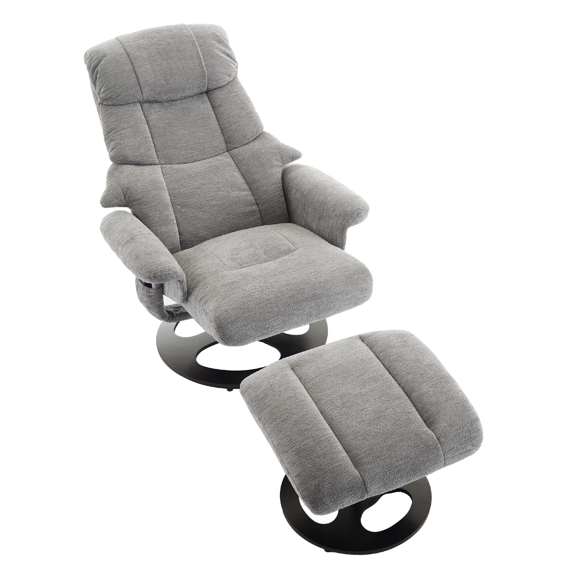 Komfortabler Relaxsessel mit Massage- und Wärmefunktion, 360° drehbar, Lieg günstig online kaufen