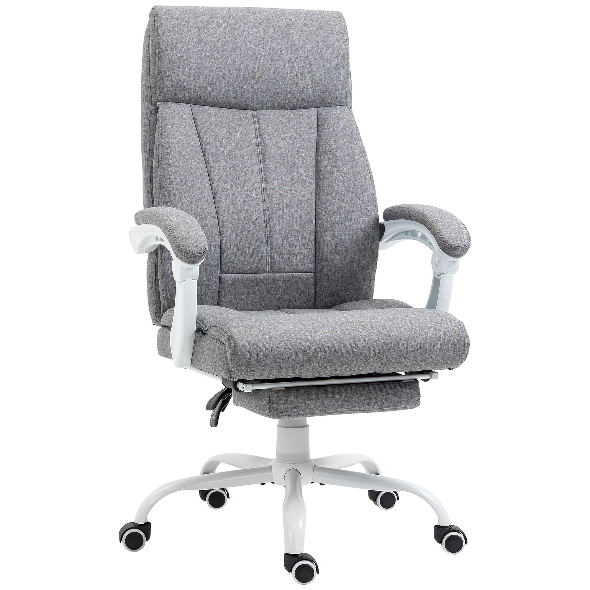 HOMCOM Bürostuhl ergonomischer Schreibtischstuhl mit verstellbarer Rückenle günstig online kaufen