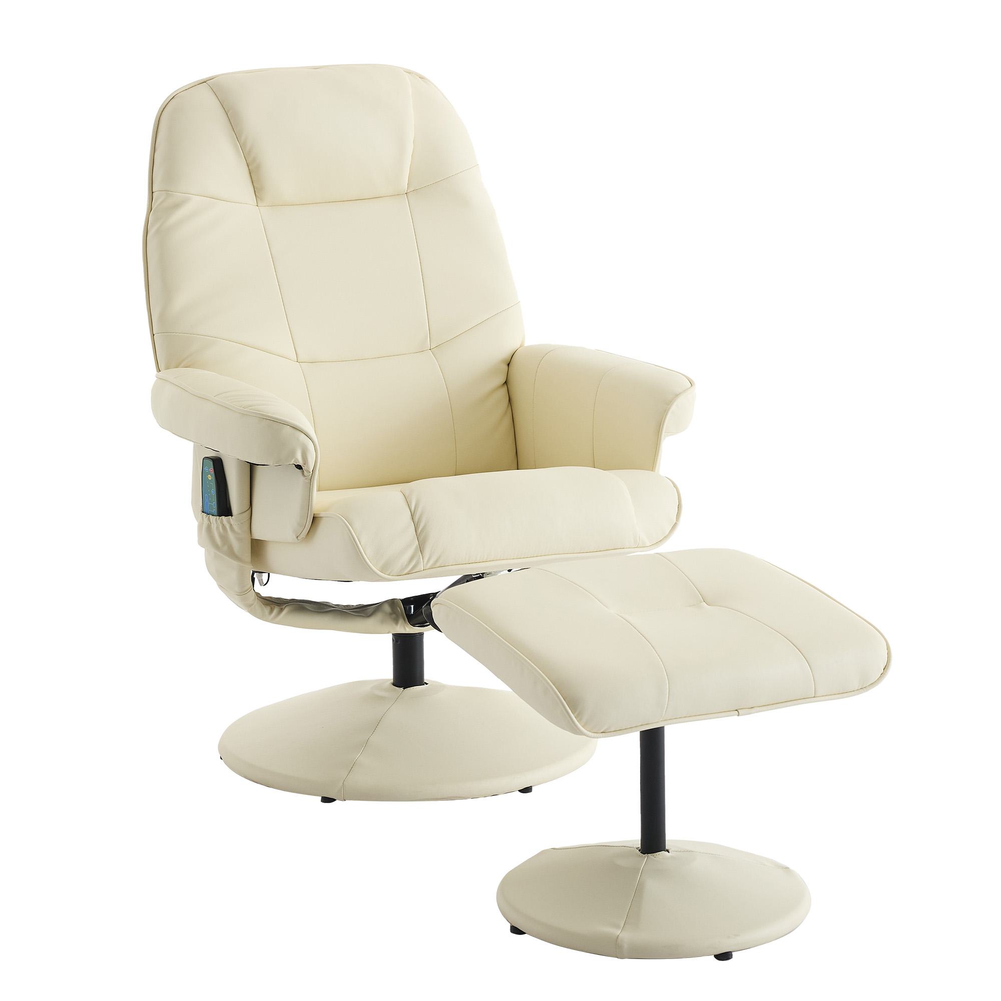 Massagesessel mit Liegefunktion, Relax-Fernsehsessel aus PU-Stoff, 360° Dre günstig online kaufen