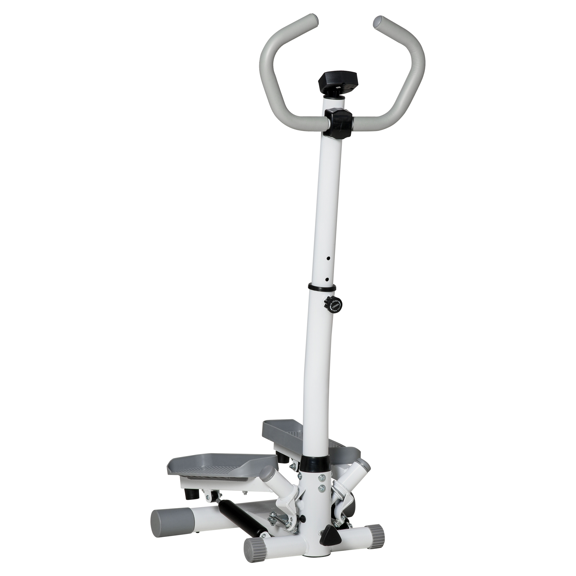 HOMCOM Stepper Entraîneur à Domicile avec Écran LCD Vitesse Réglable Métal ABS 55 x 53 x 118-128 cm