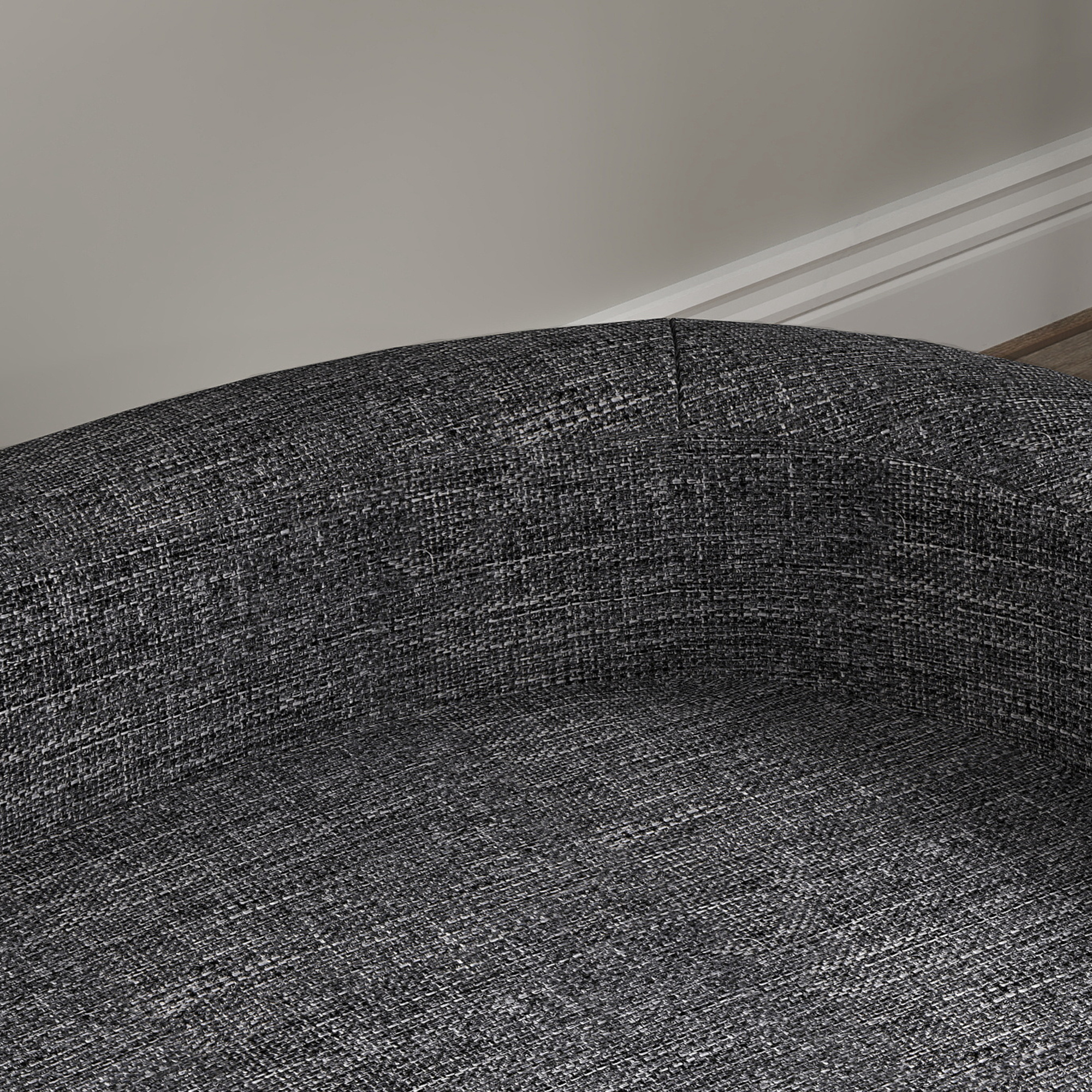 Divano Letto Per Cani Grandi PawHut - 98x67 Cm, Rialzato Con Gambe In Legno E Cuscino Lavabile, Grigio Scuro, Portata 40 Kg