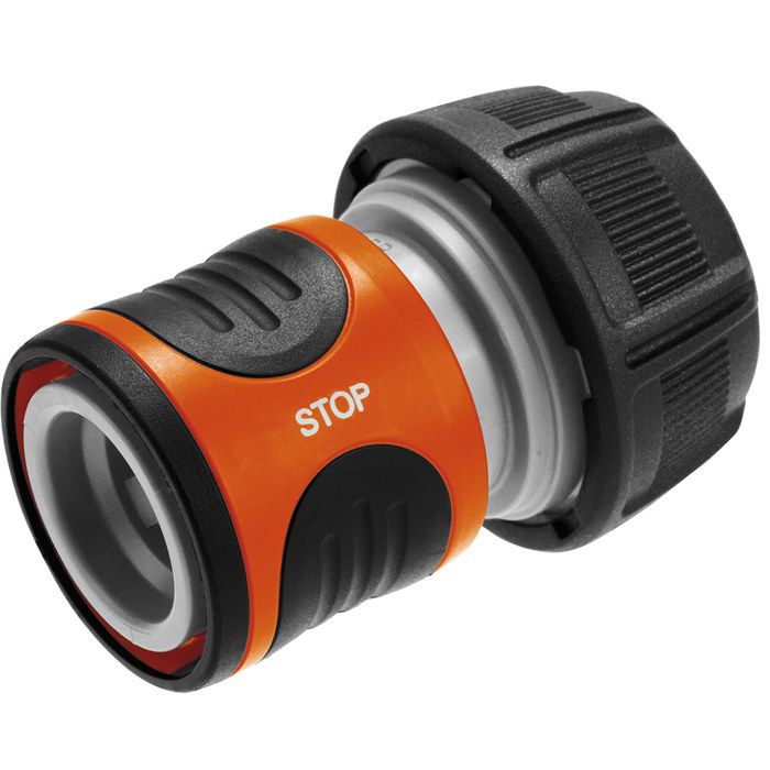 Raccord d'arrosage Aquastop GARDENA pour tuyau Ø19mm - Anti écoulement ...