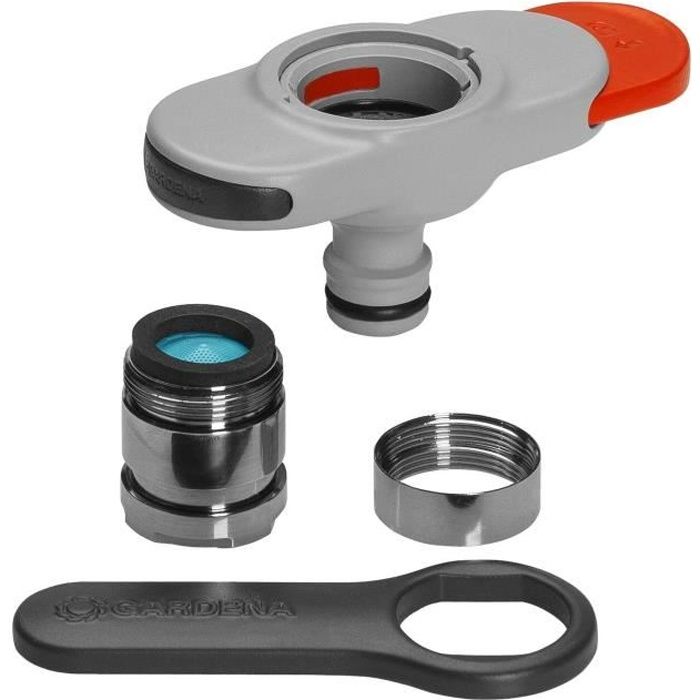Adaptateur de robinet d'intérieur GARDENA - Raccordement filetage mâle ...