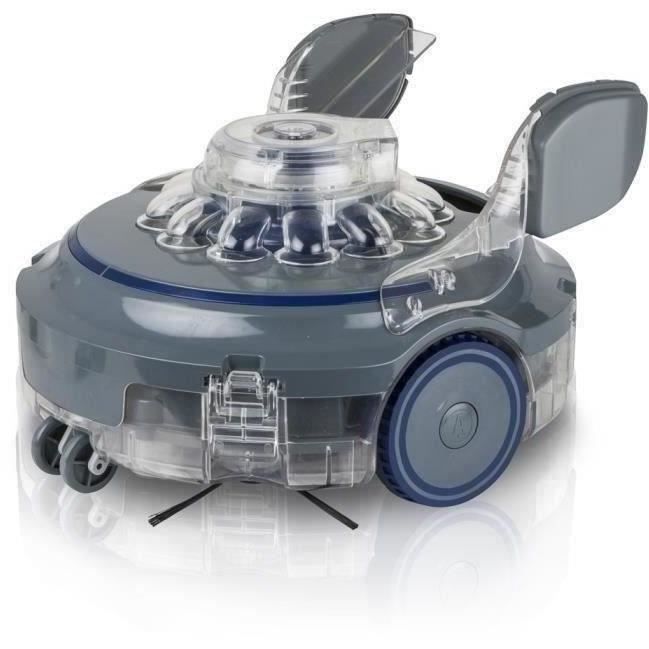 GRE - Robot a Batterie Rechargeable et sans fil, pour piscines Hors-Sol et enterrées Jusqu'a 12 x 5 m