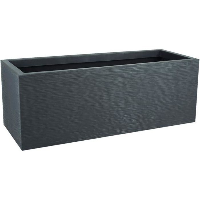 EDA Jardiniere GRAPHIT UP - 57 L - 79,5 x 29,5 x 29,5 cm - Gris anthracite