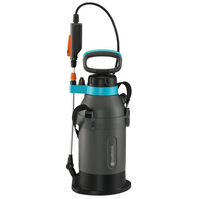 GARDENA Pulvérisateur a pression préalable Plus - Contenance réservoir 5L - Longueur tuyau 150cm - Pression max 3 bar - (11138-20)