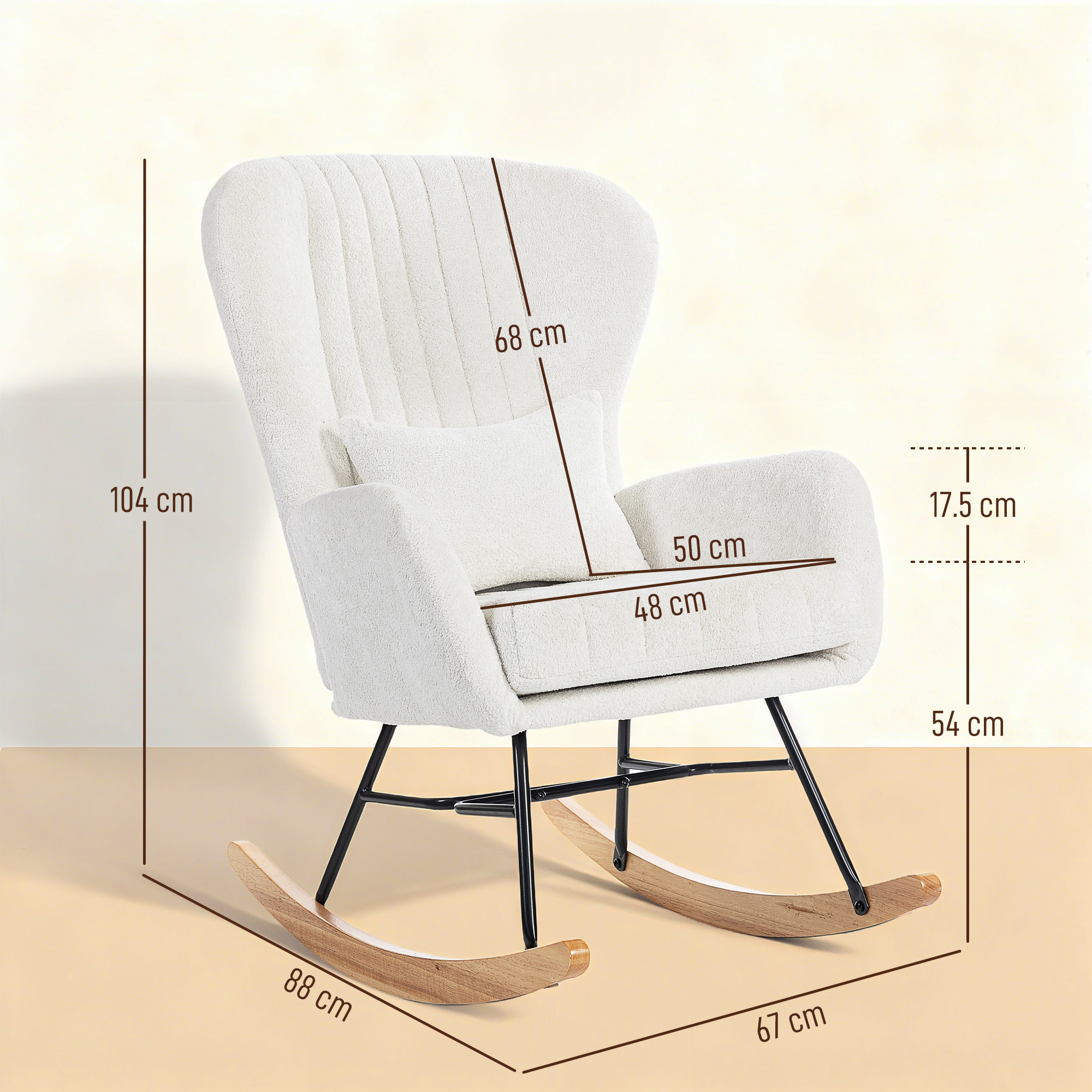 Cuscini Per Sedia A Dondolo Adirondack FILUXE – Set Da Esterno Impermeabile Con Schienale Alto (Blu Navy, 2 Pezzi) - 3
