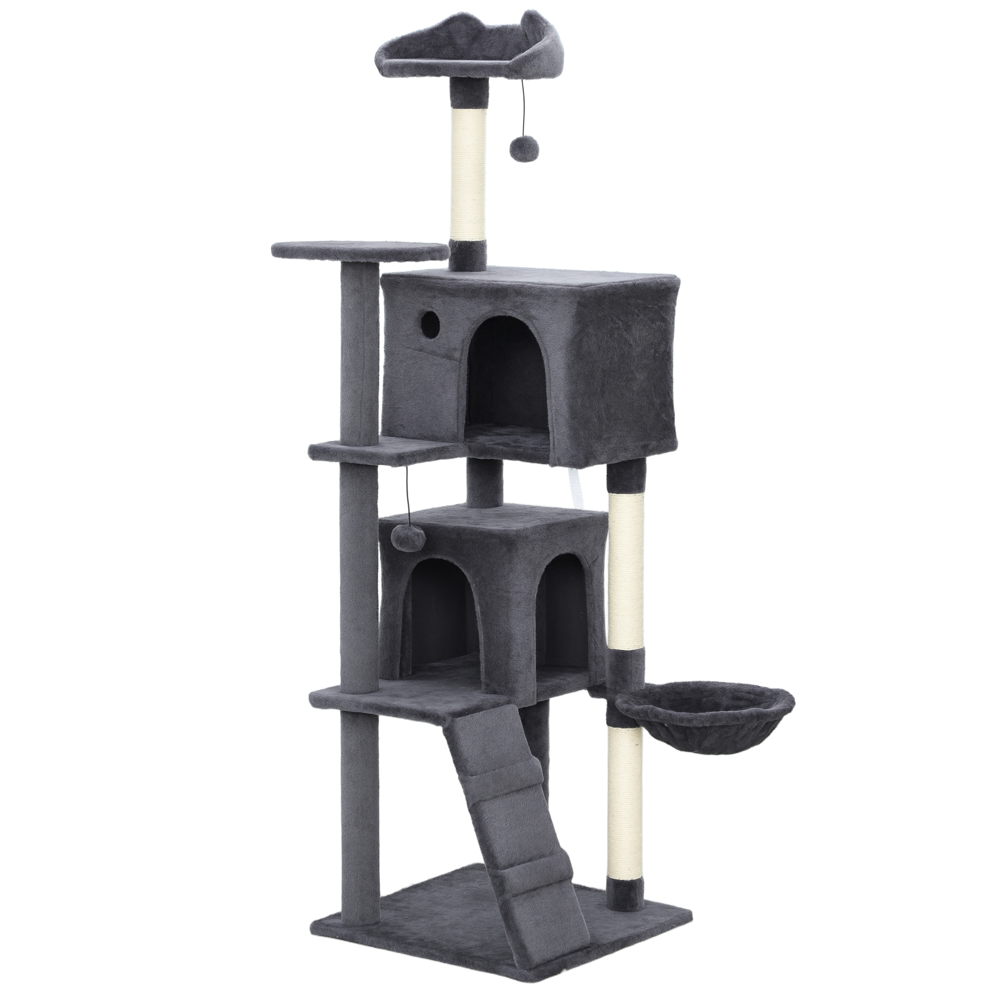 Picture of 160cm Large Cat Tree Tower with Sisal Scratching Posts
