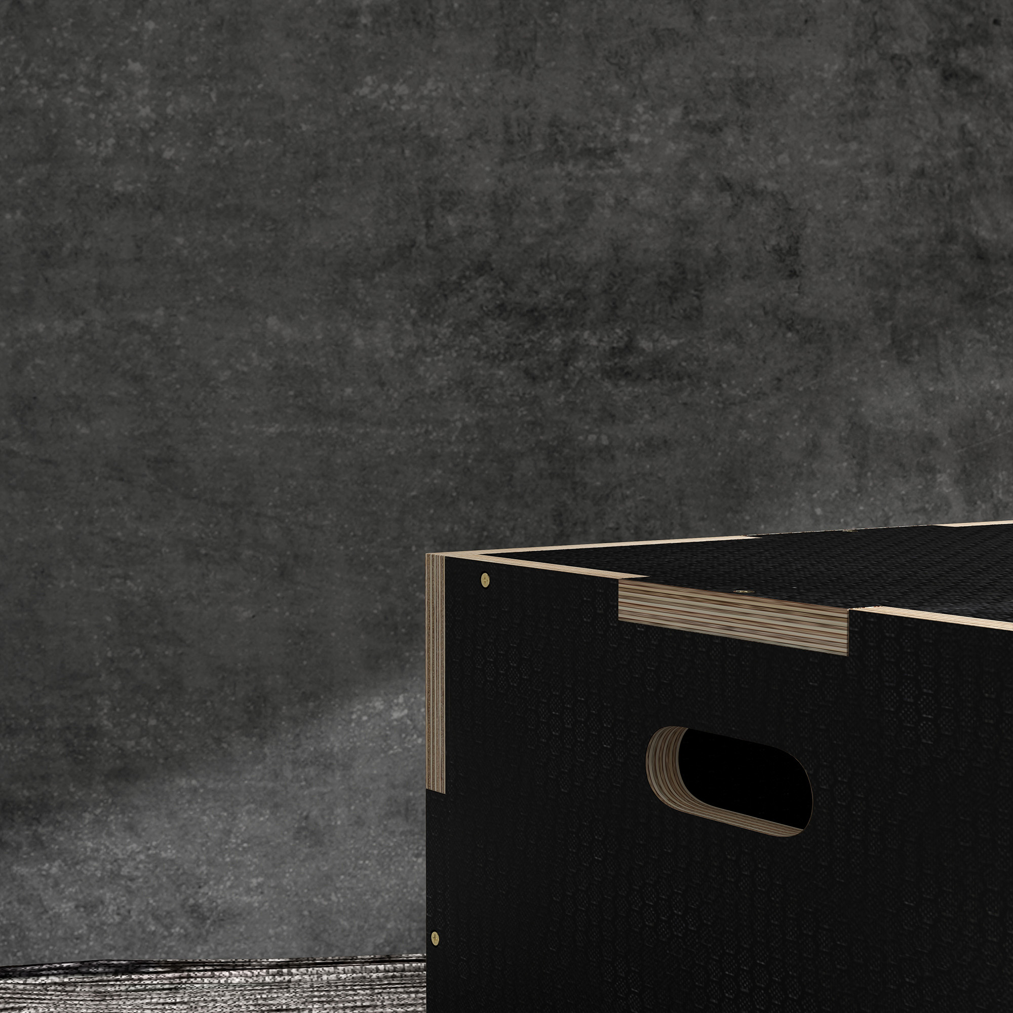 SPORTNOW Multi-Faceted Jump Box, Wooden Step Up Box, for Home, Gym, Exercise, 41/51/61cm Black 9
