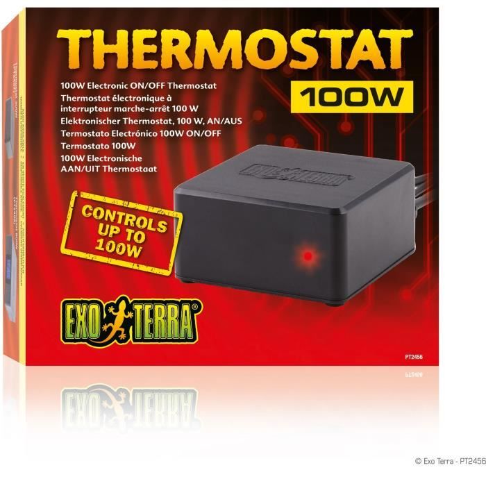 Meilleurs prix pour Thermostat marche/arrêt Exo Terra 100W