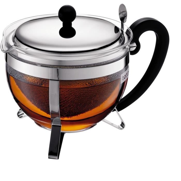 Théiere - BODUM - Chamboard - Tamis en inox - 1.3 l - Brillant