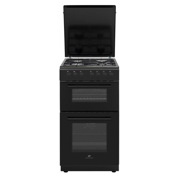 Continental Edison Noir Cuisiniere Gaz Cecdf5060b3 - 4 Feux - L50 Xp60 X H90 Cm - Neuf - Image 6
