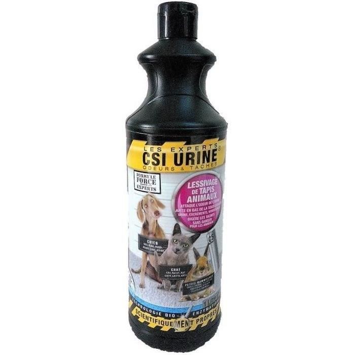 Comparer les prix de CSI URINE Lessivage de tapis 1L - Pour animaux