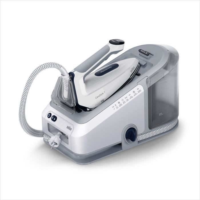 Centrale vapeur BRAUN IS7262GY CareStyle 7 Pro - Puissance 2700 W - Vapeur constante 150 g/min - Thermostat automatique