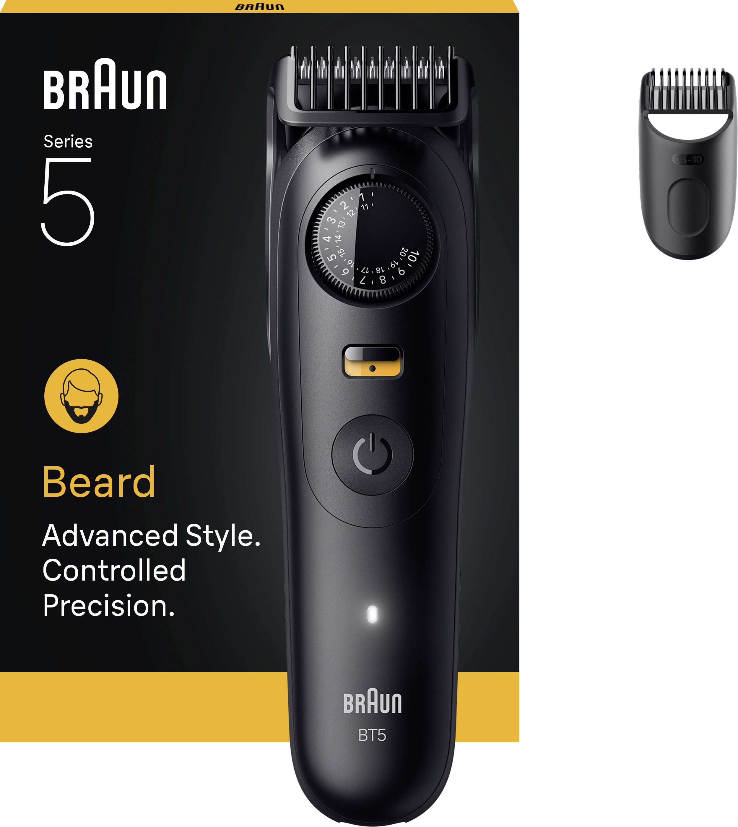 Rasoir électrique - BRAUN - Séries 5 BT5500 - 120 min autonomie - Étanche - Noir