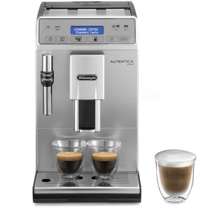 Delonghi Gris Etam29.620.sb Expresso Broyeur Autentica Plus - Argent - Neuf - Image 8