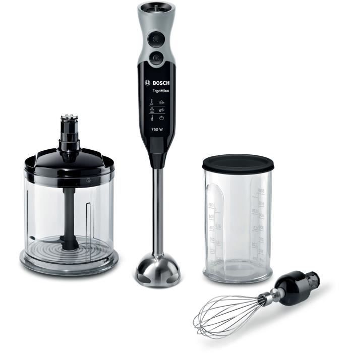 Mixeur plongeant Bosch ErgoMixx 750W noir - Image 4
