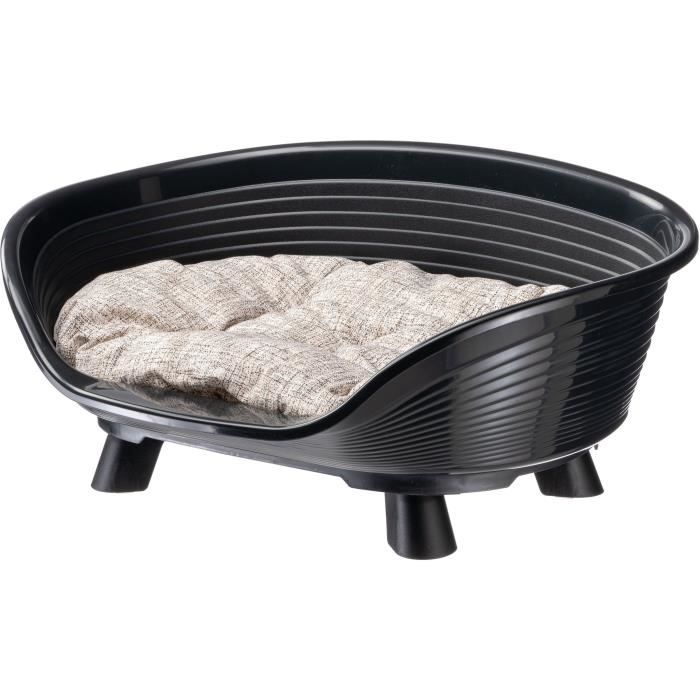 Comparer les prix de Corbeille + coussin Throne - Noir 