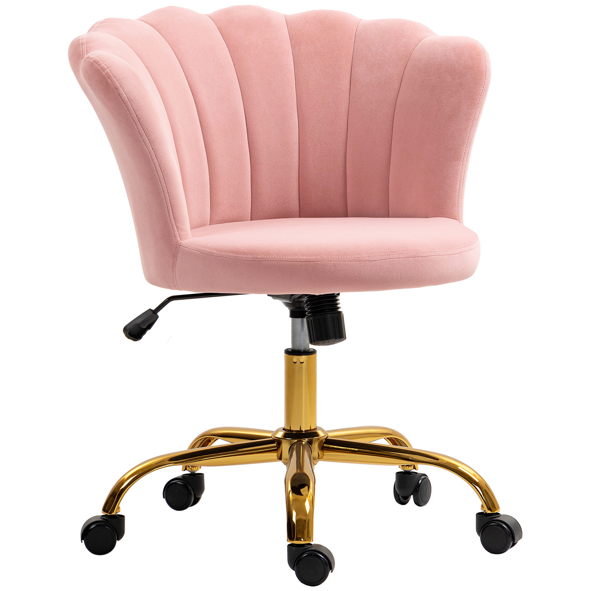 HOMCOM dusty pink chair in velvet (ref. 921-765V01PK)
