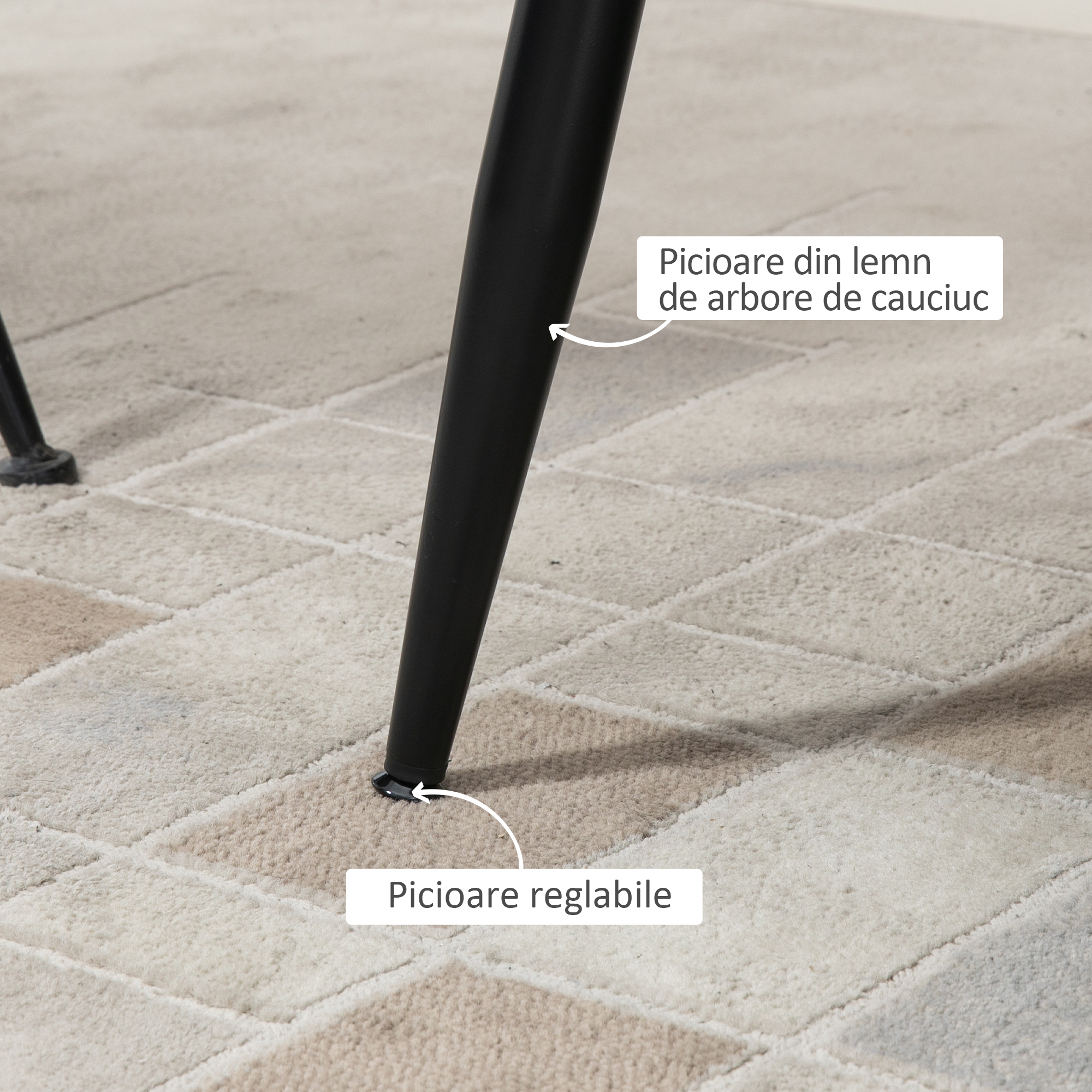  Canapea 132 cm - Catifea Gri pentru Dormitor sau Spatii Mici [5]