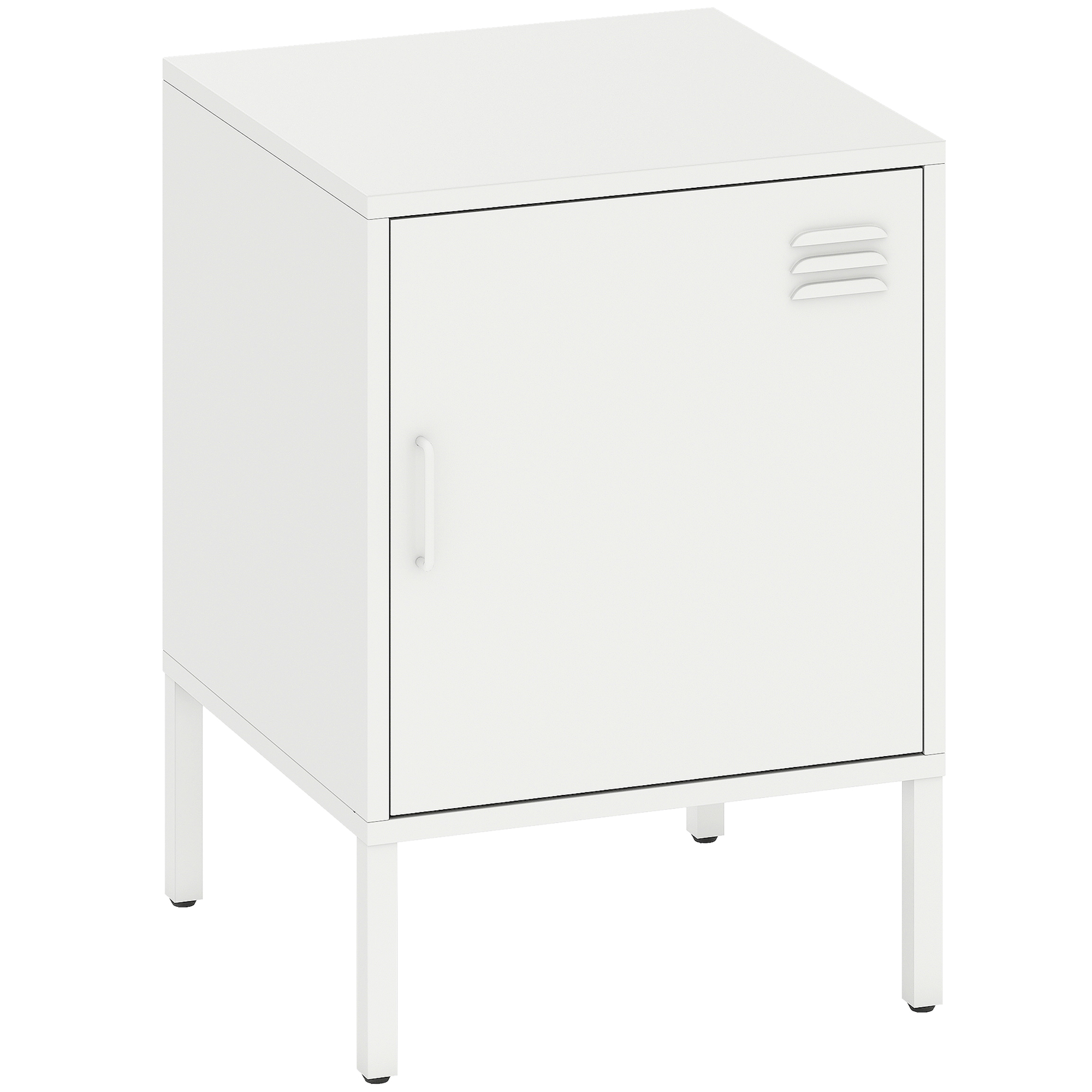 HOMCOM Retro Nachtkastje, 1 Lade, 1 Opbergvak 50 Cm X 40 Cm X 50 Cm X 40 Cm X 50 Cm Walnootbruin~1lc033b2o6001