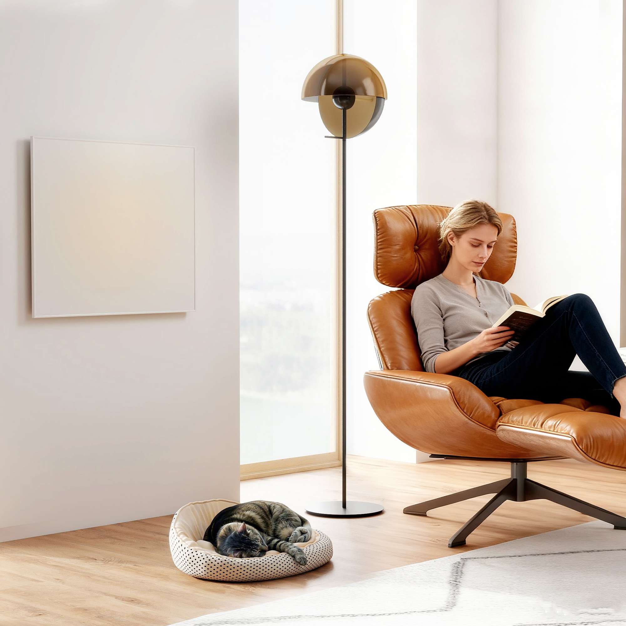 HOMCOM Infrarotheizung 400W mit einstellbarer Thermostat Wandmontage Heizkö günstig online kaufen