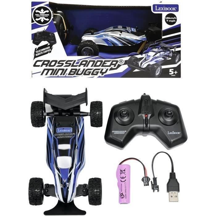 Non Communiqué Bleu, Blanc Et Noir (Graphismes Style Course) Avec Une Teinte Verte. Voiture Télécommandée Lexibook Buggy Crosslander 2 Joysticks 4Xaa - Image 4