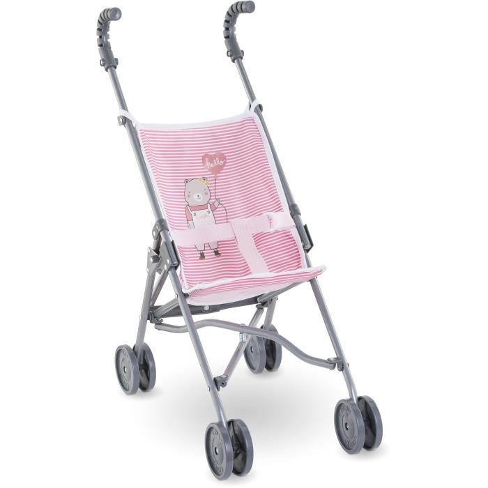 Corolle Rose Poussette Canne Poupée - Image 5