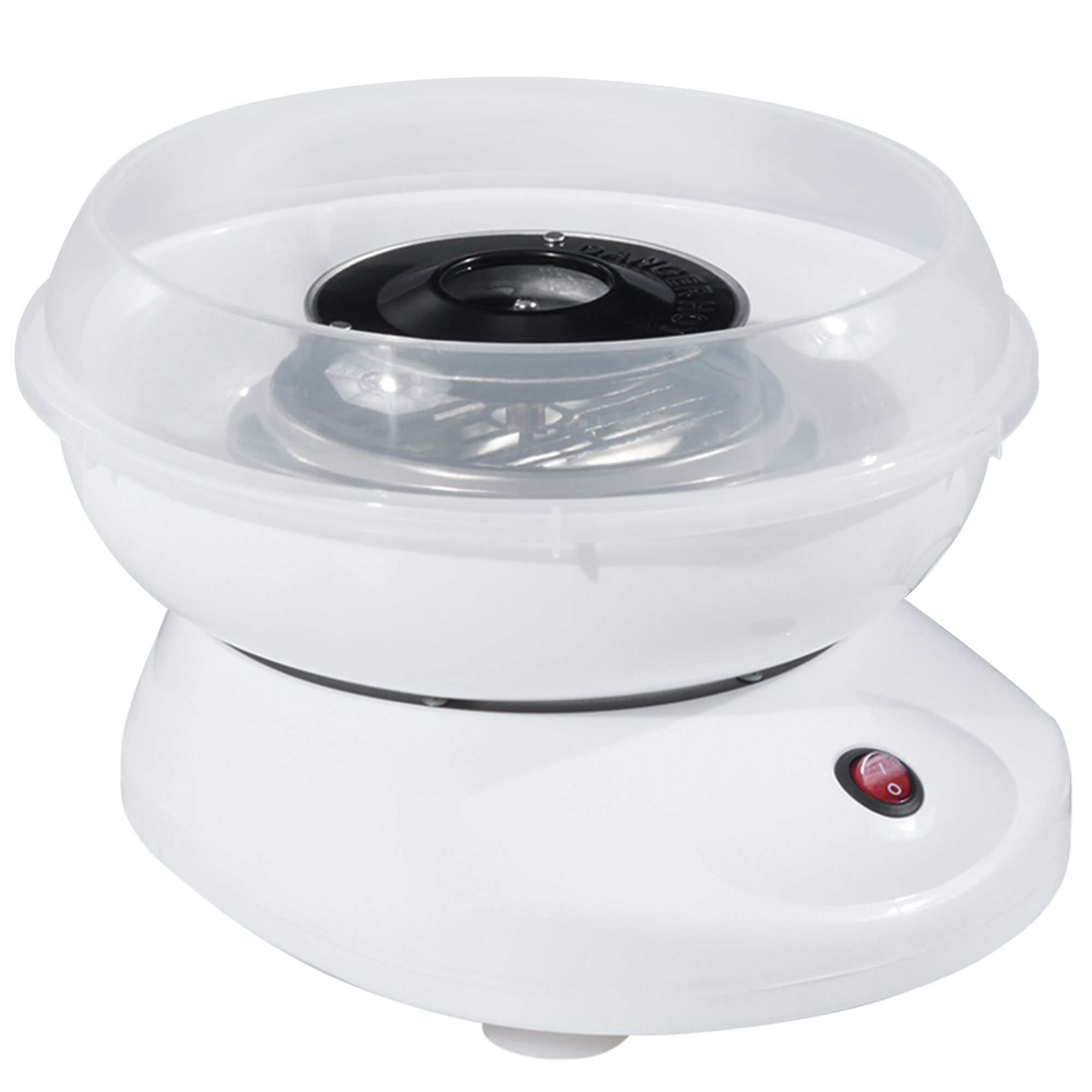 HomCom Macchina per Zucchero Filato, bianco, 27x26x18cm