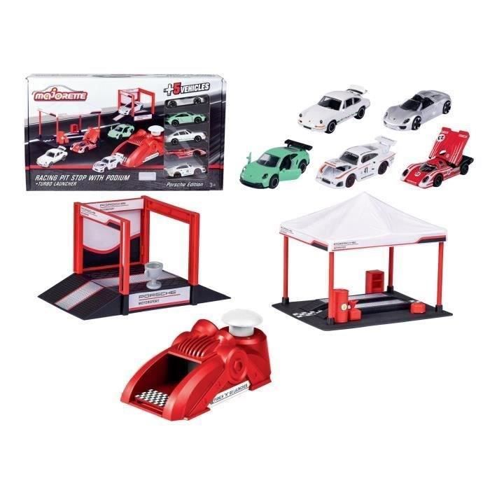 MAJORETTE 212053112 - Porsche Motorsport Course Trailer Taycan TURBO S