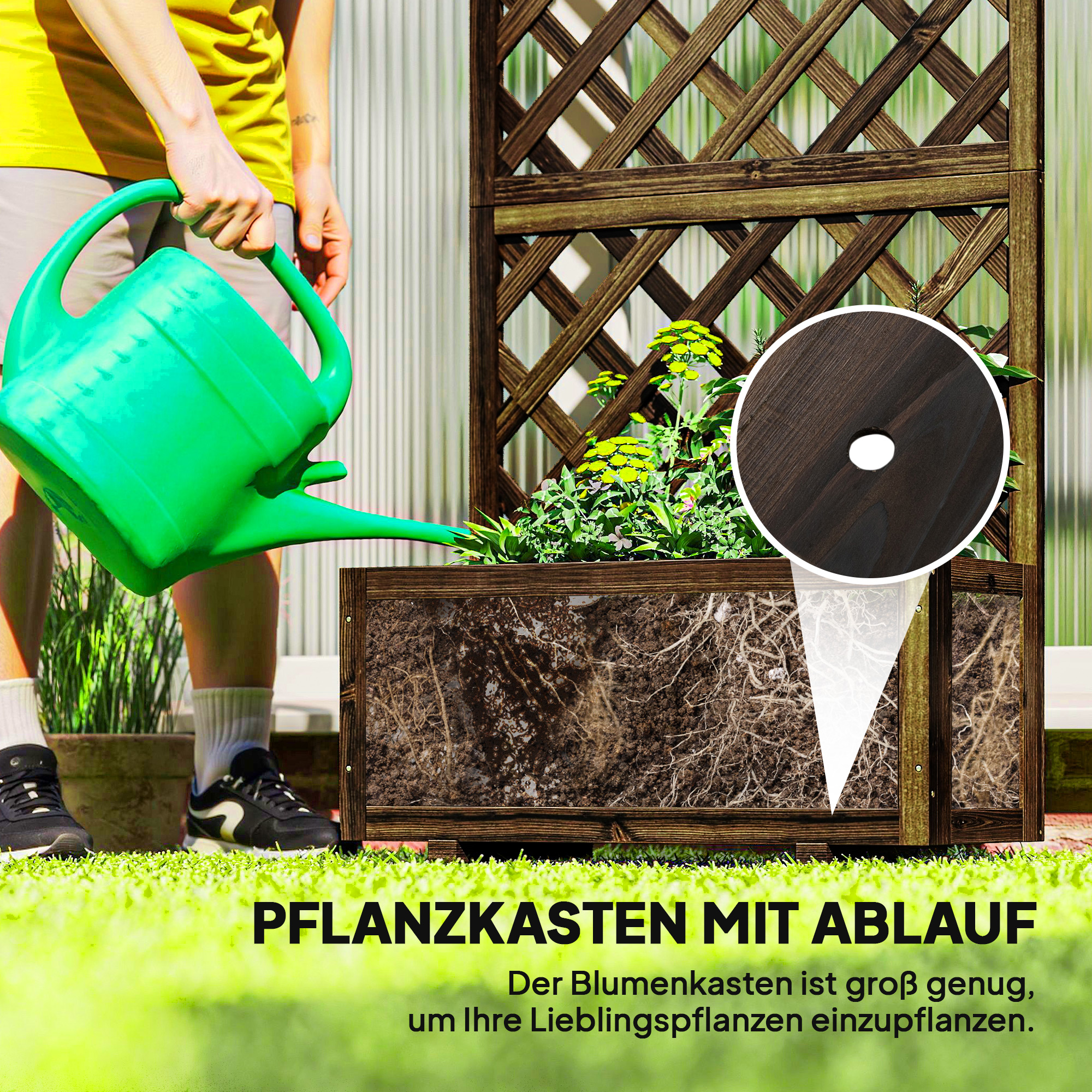 De 9 beste bloembakken met trellis I bloembak I plantenbak I trellis