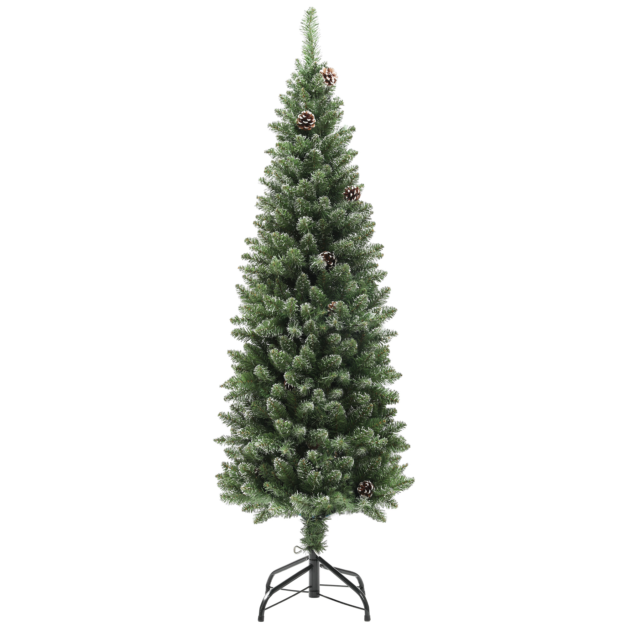 albero natale stretto e alto