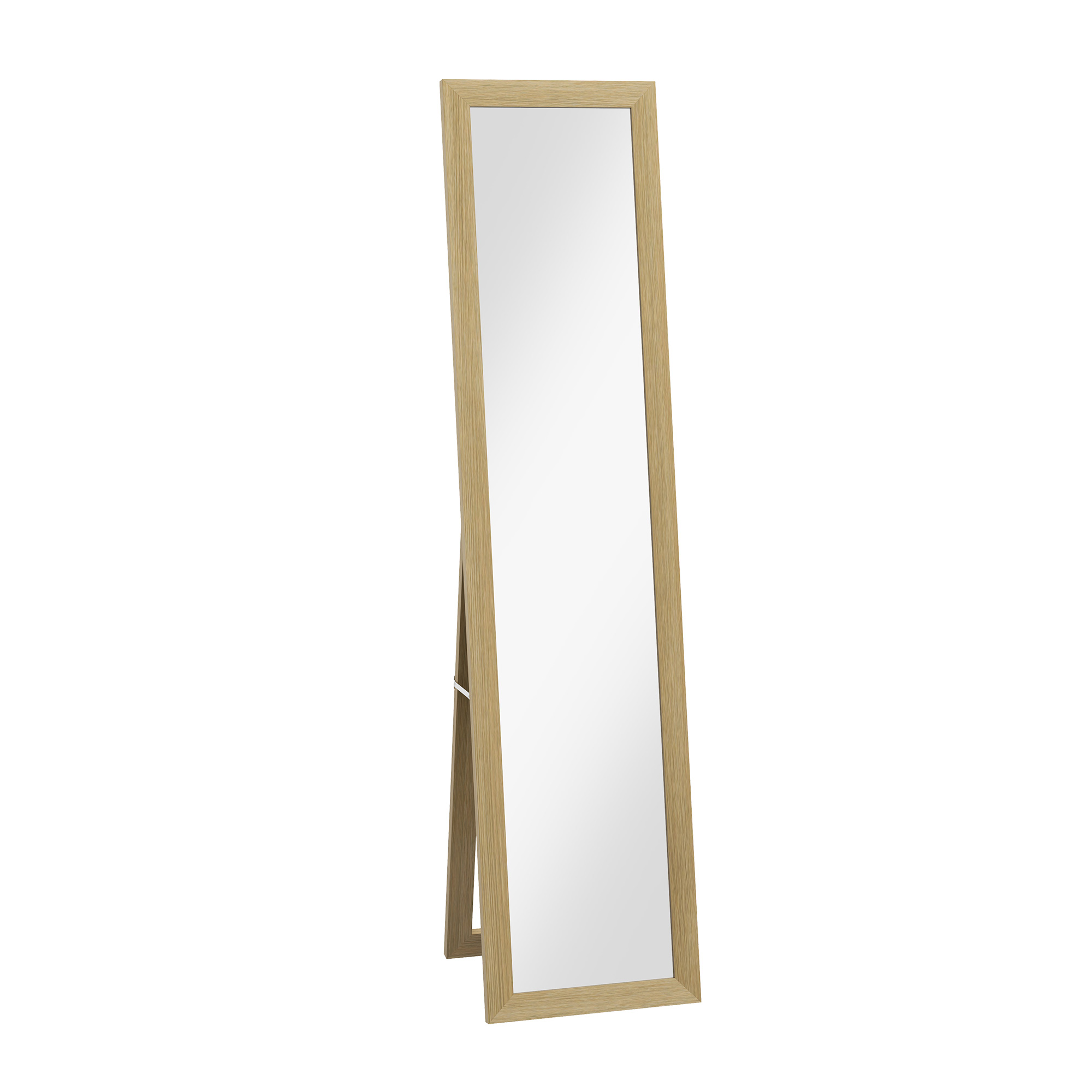 Specchio con cornice da parete INSPIRE rettangolare Loft 2 argento 70 x