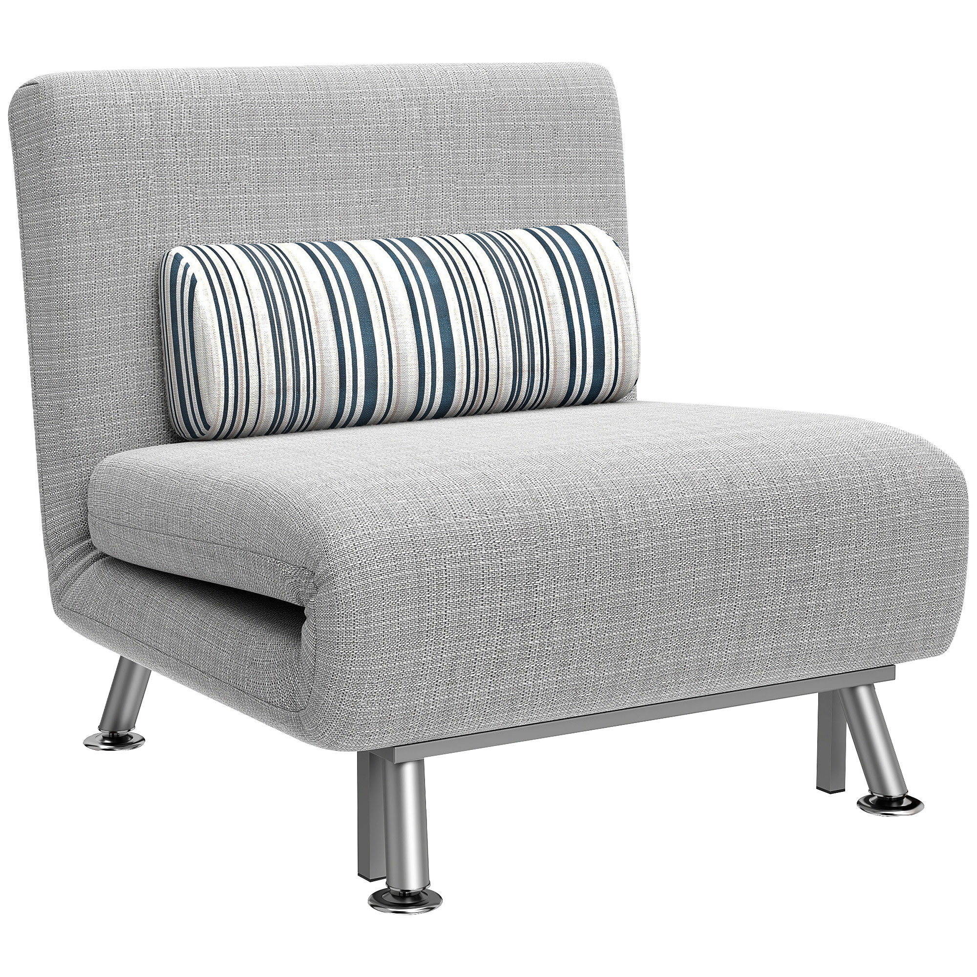 HOMCOM Klappbett  Schlafsessel & Gästebett, Schlafsofa Faltmatratze, Metall günstig online kaufen